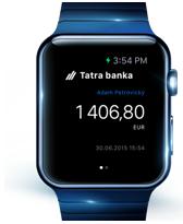 Tatra banka zana pouva elektronick bankovnctvo v chytrch hodinkch