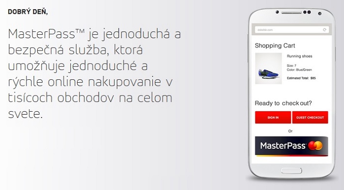 MasterPass s ČSOB SK – pohodlná online platba