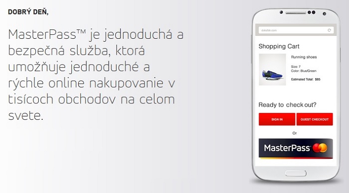 MasterPass s SOB SK  pohodln online platba