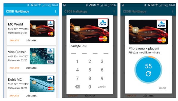 NaNákupy – NFC mobilná platba od ČSOB nezávislá na mobilnom operátorovi